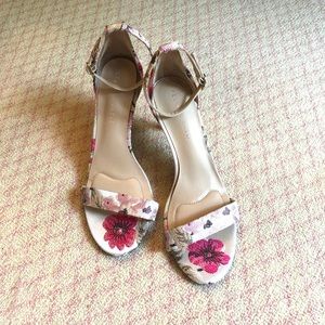 Floral Strappy Dress Sandals